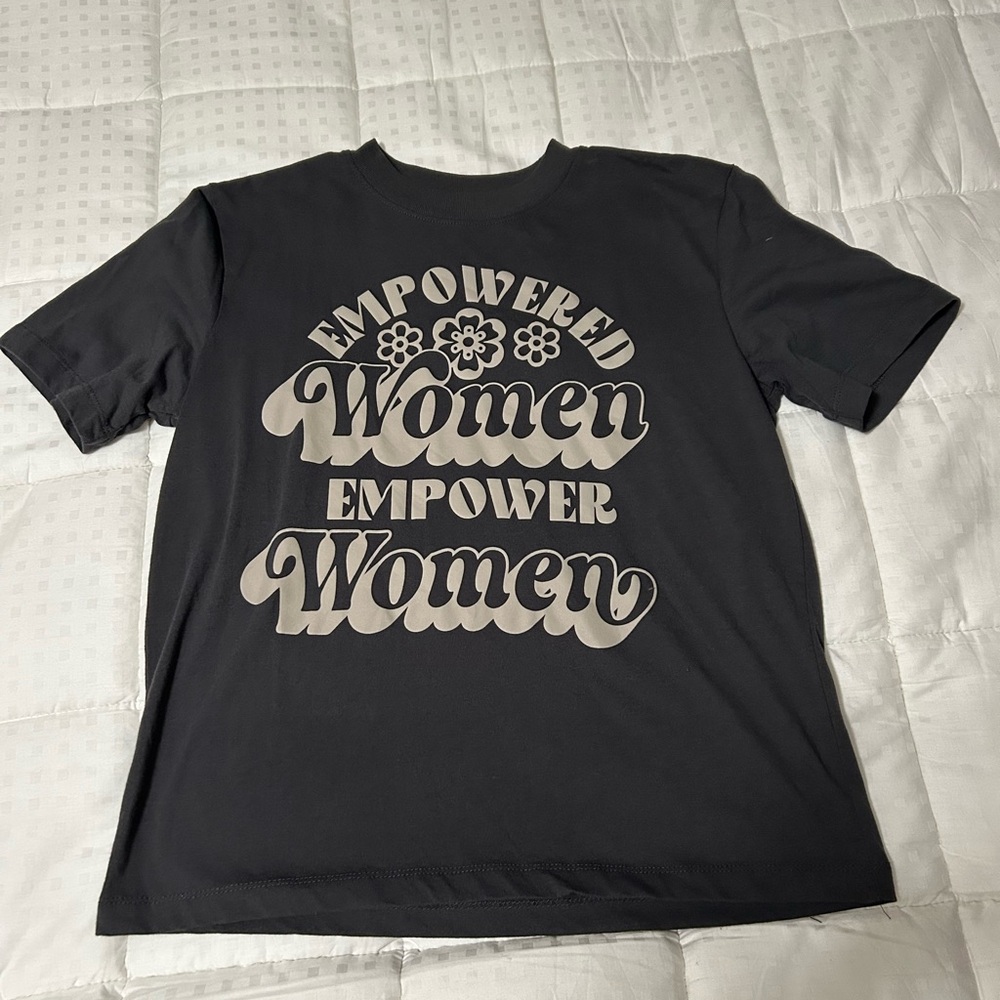 Empowered Women Graphic Tee - Charcoal
